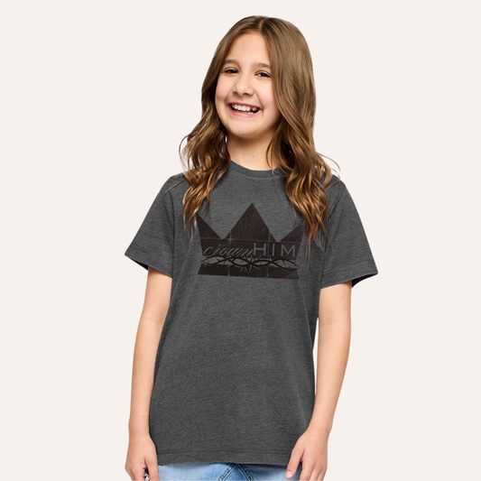 Crown Him Christian Easter Tee - Youth