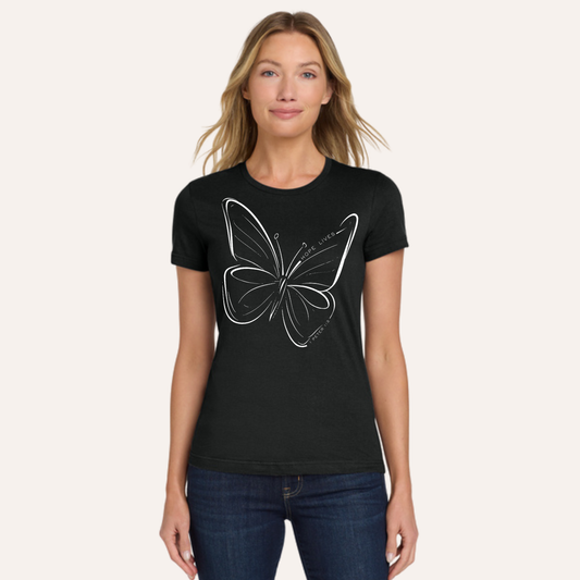 Hope Lives Christian Tee - Women