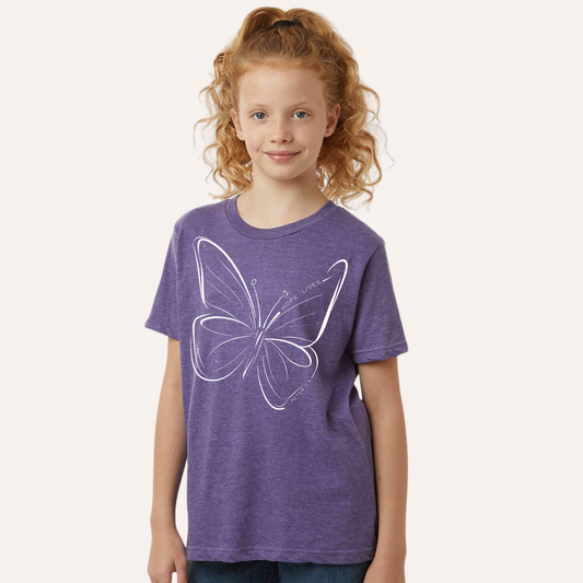 Hope Lives Christian Tee - Girls