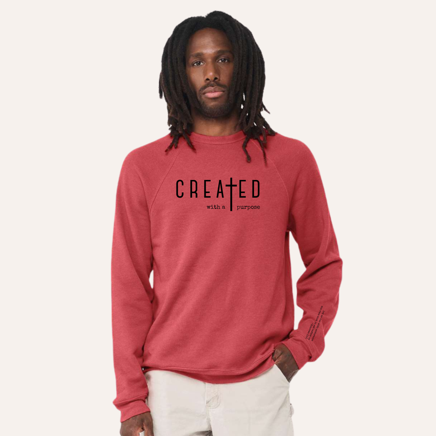Created with Purpose Christian Crewneck - Adult Unisex