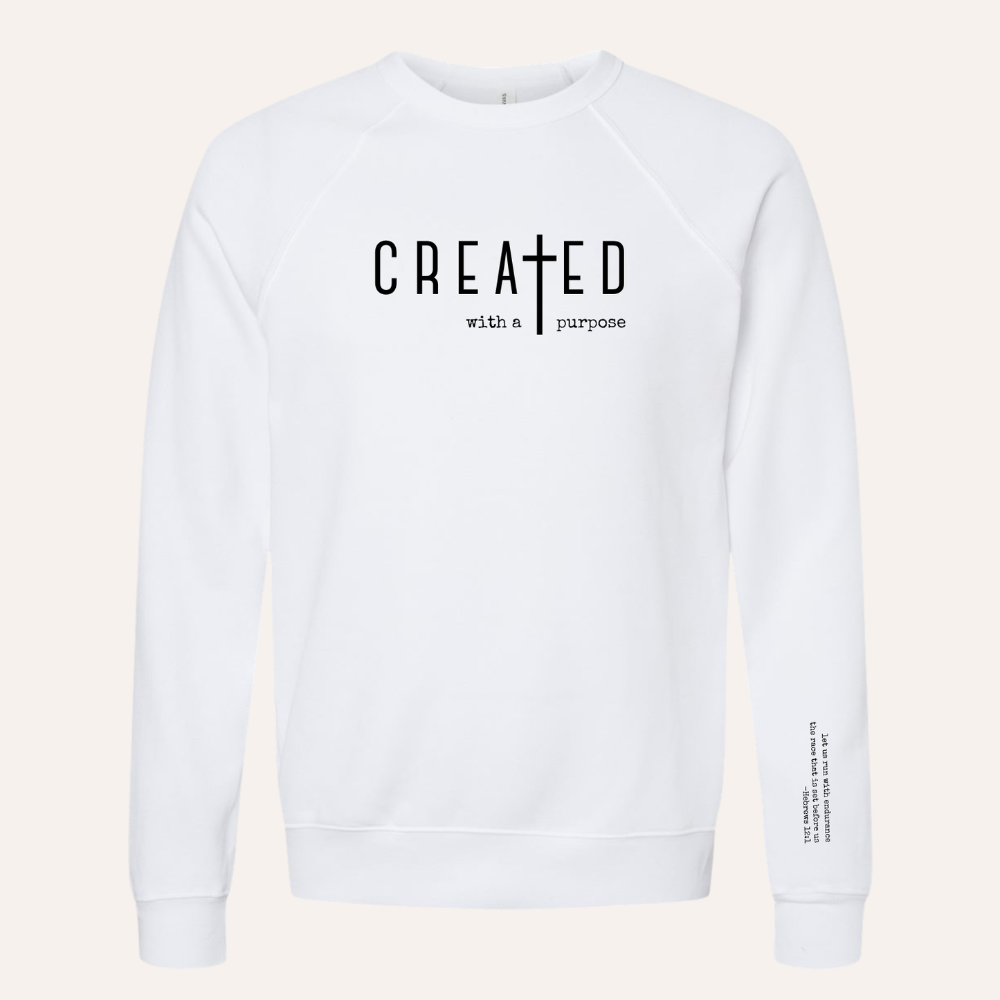 Created with Purpose Christian Crewneck - Adult Unisex