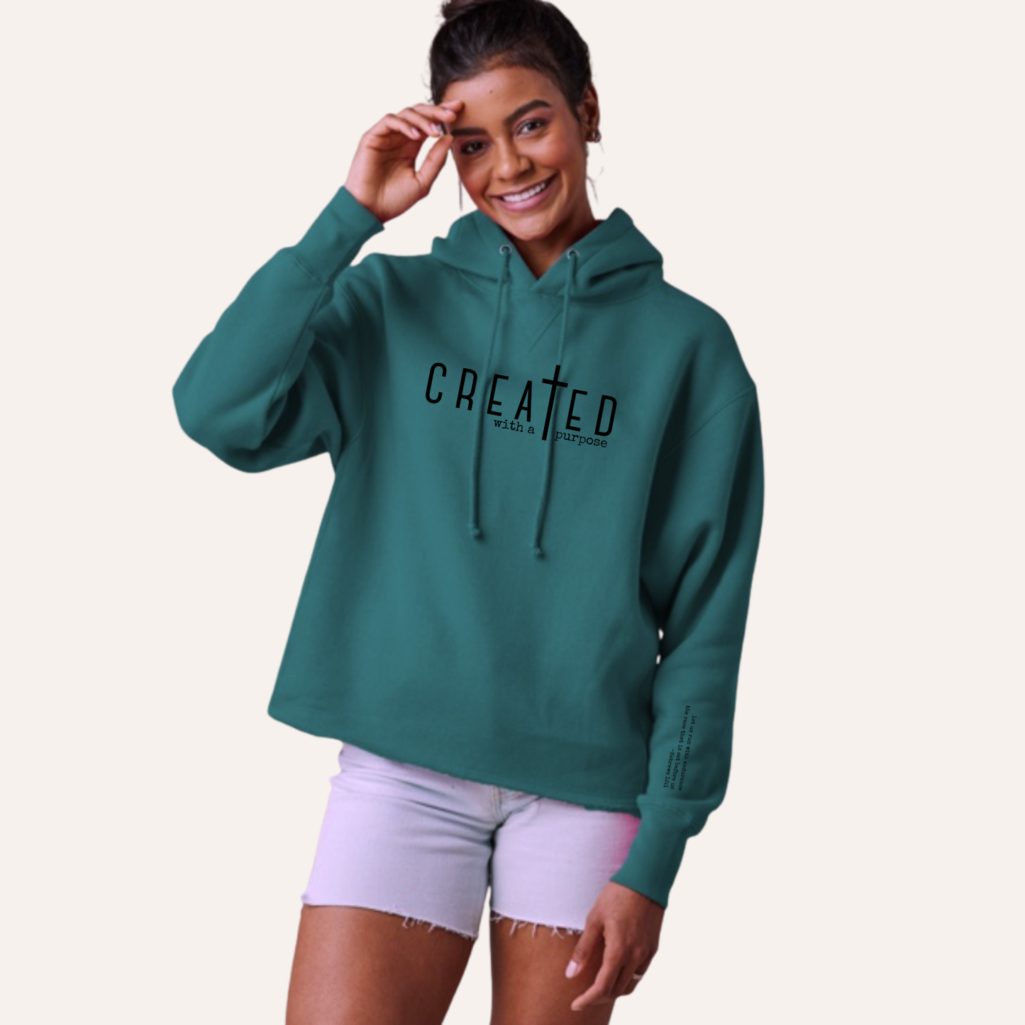 Created with a Purpose Christian Hoodie - Adult Unisex