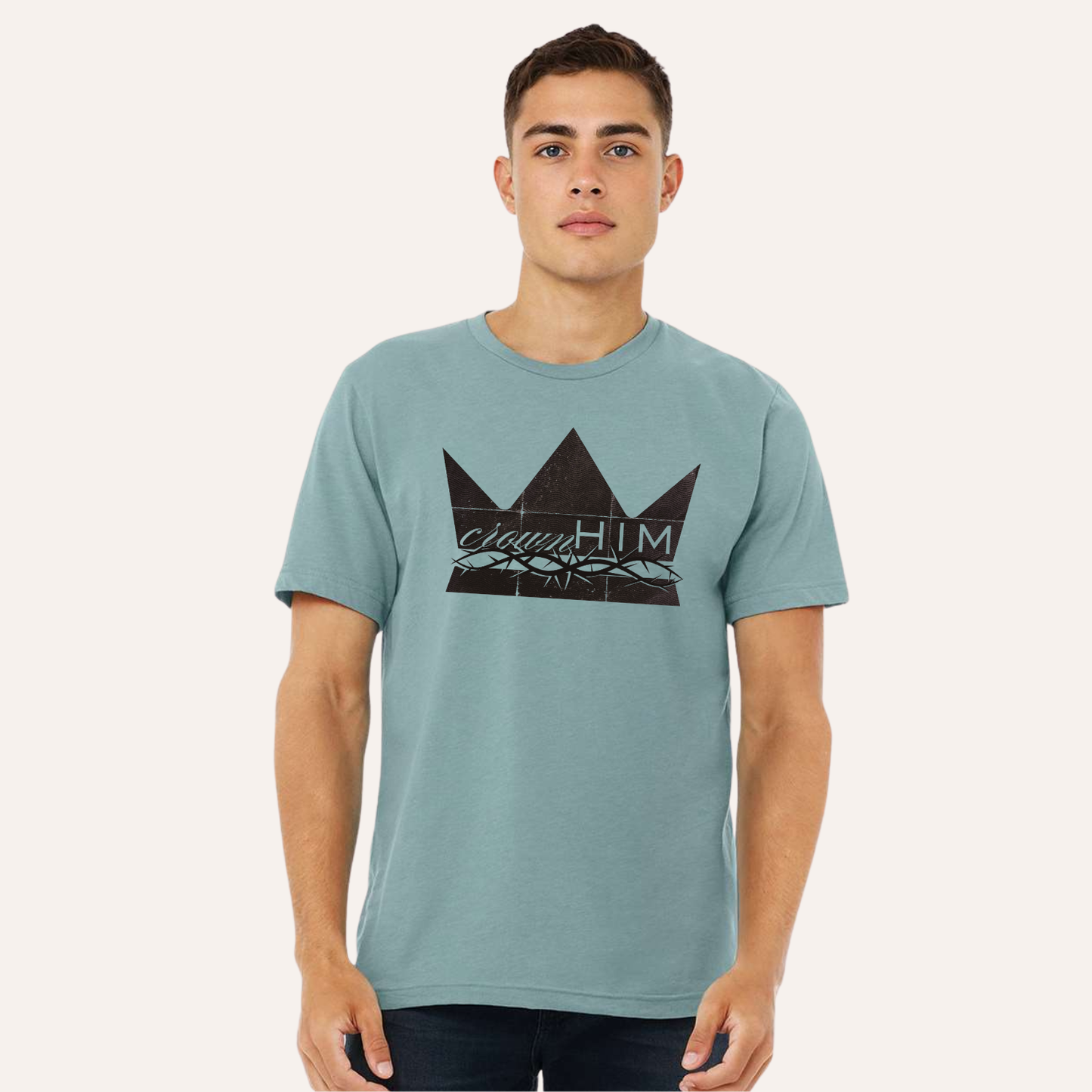 Crown Him Christian Easter Tee - Adult Unisex