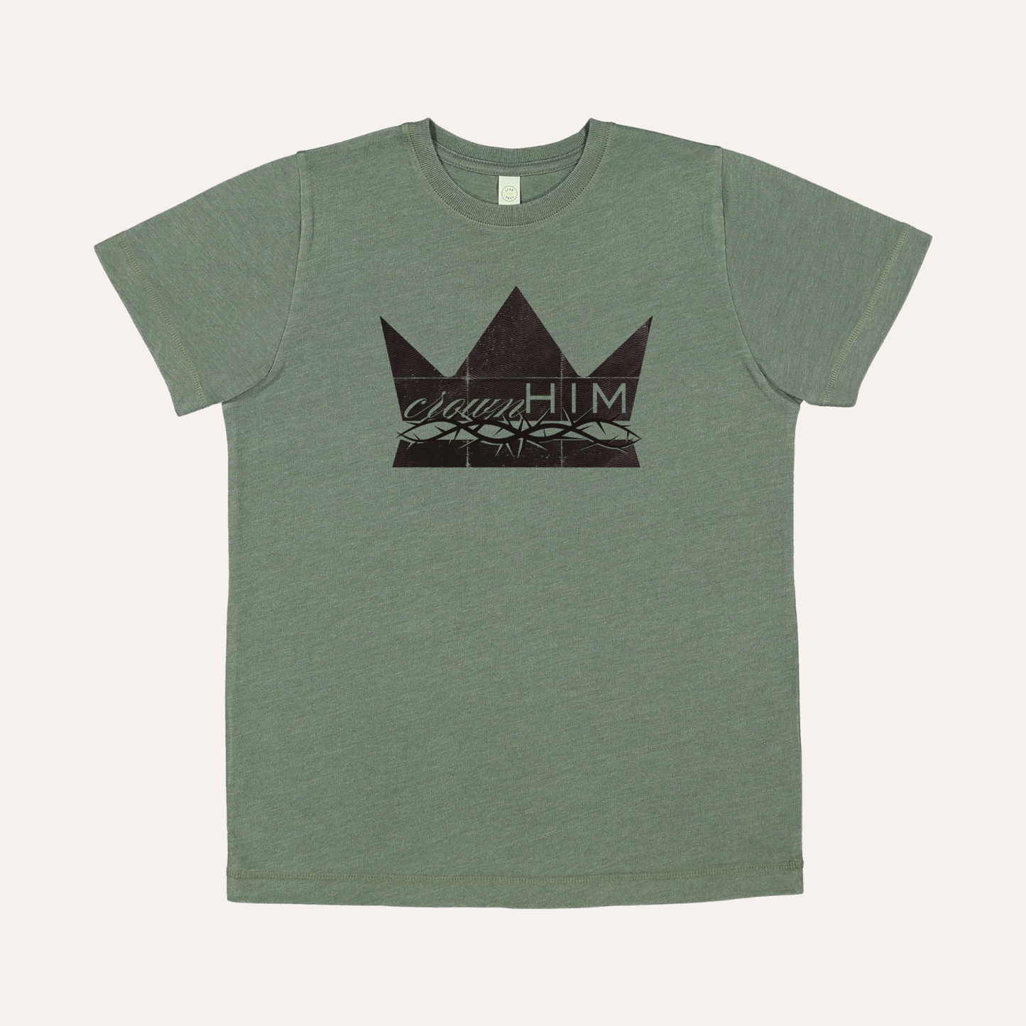 Crown Him Christian Easter Tee - Youth