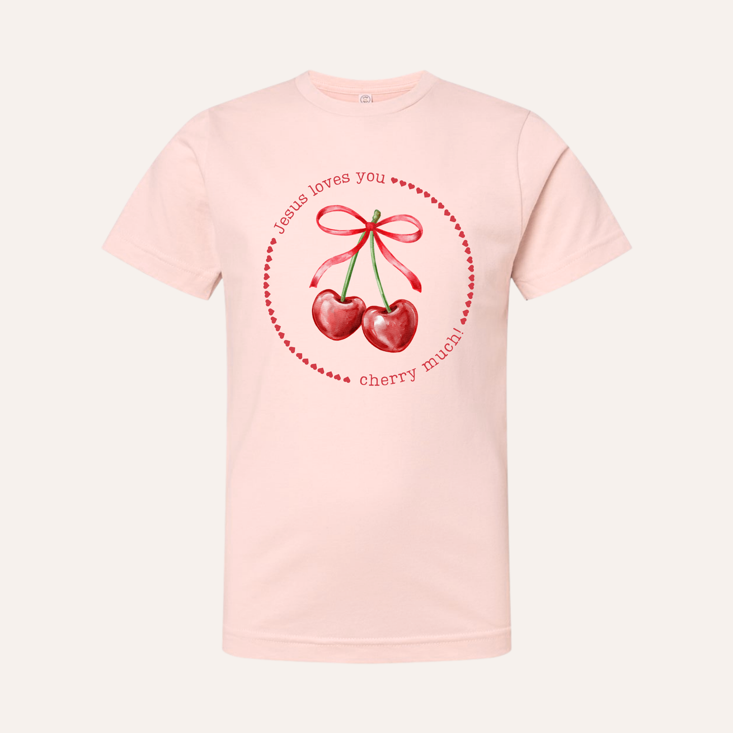 Jesus Loves You Cherry Much - Mama+Me Tee