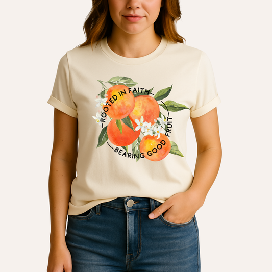 Rooted in Faith Christian Tee - Women