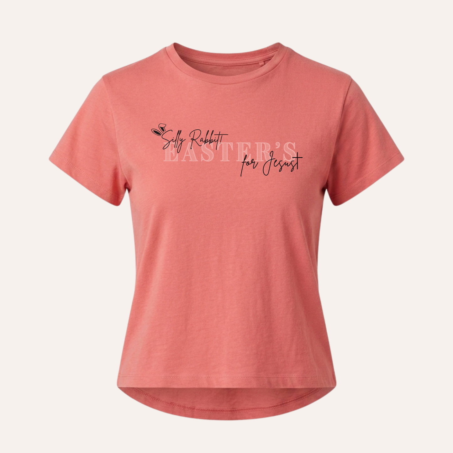 Easter's for Jesus High Waist Christian Tee - Women