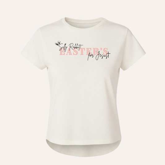 Easter's for Jesus High Waist Christian Tee - Women