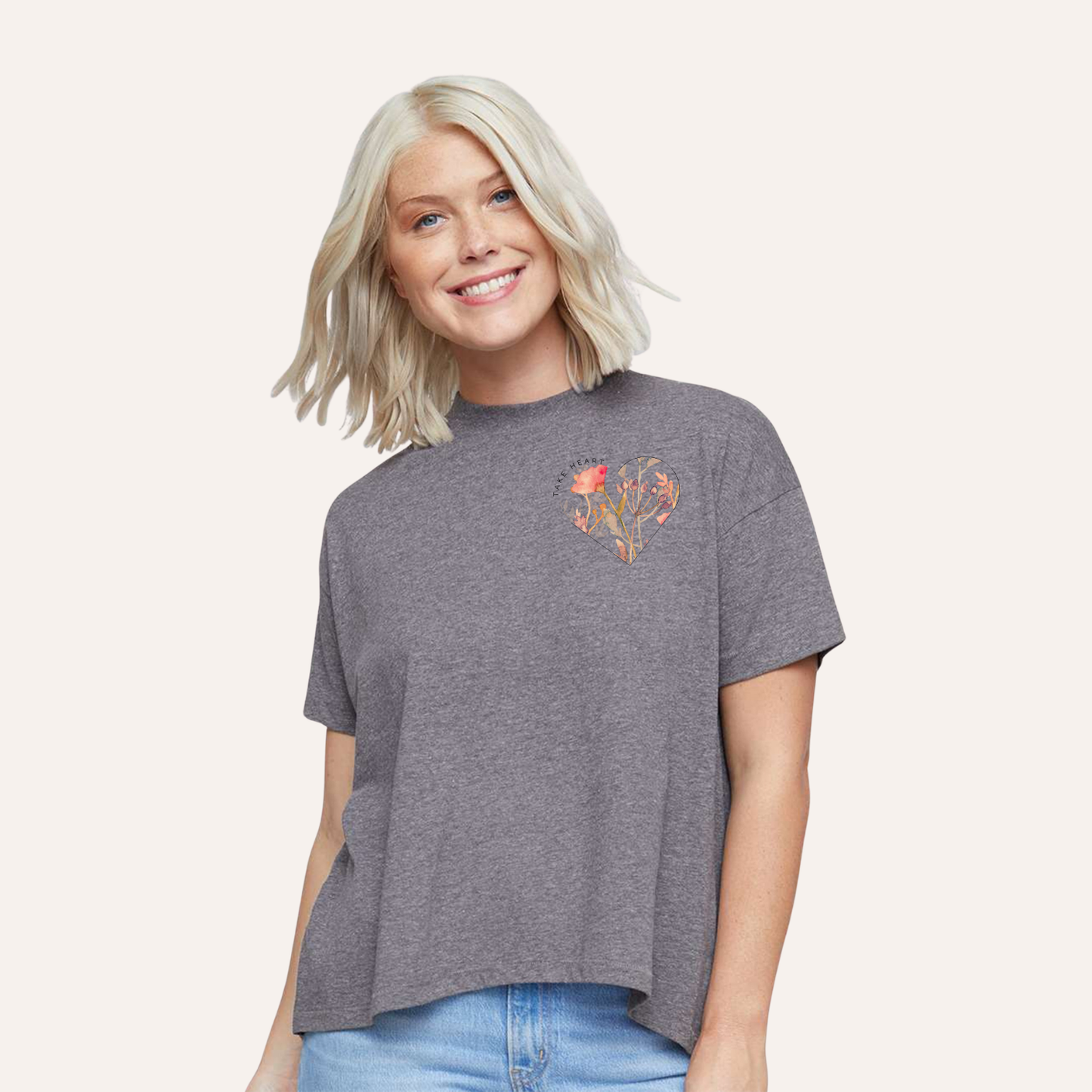 Take Heart Christian Tee - Women