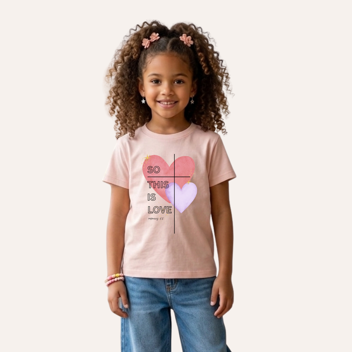 So This is Love Christian Tee - Girls