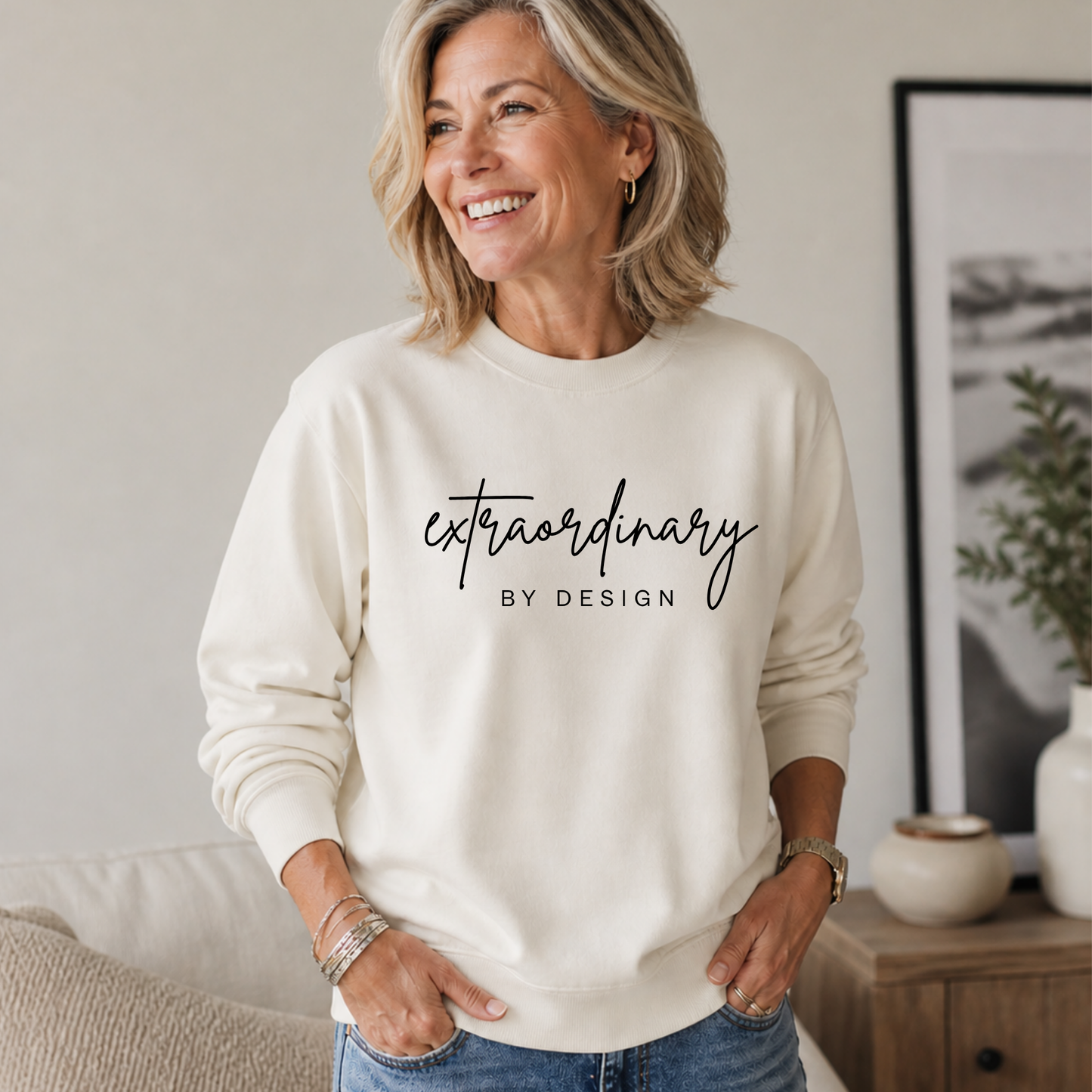 Extraordinary by Design FEW x WFCo. Crewneck Christian Sweatshirt - Women